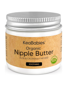 Mantequilla de Pezón Orgánica KeaBabies 56.7g - Alivio para Lactancia
