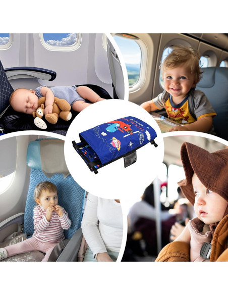 Cama de avión para niño pequeño Genérico 44x79cm Azul Cama de avión para niño pequeño Genérico 44x79cm Azul