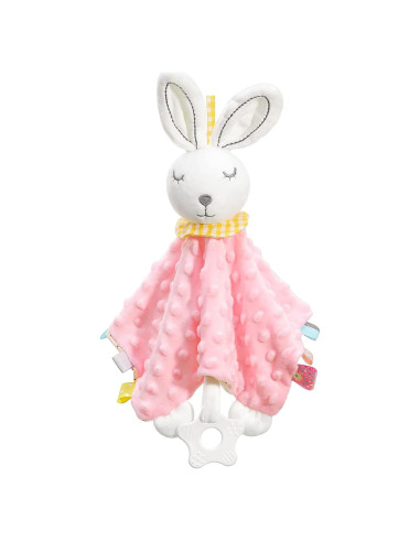 Manta de Seguridad Suave Zooawa Conejo Rosa para Bebés