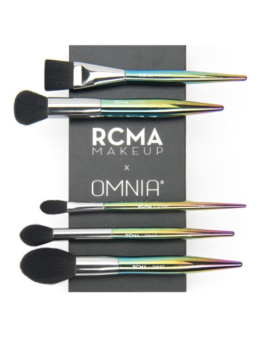 Set de Brochas de Maquillaje RCMA 5pc Fibra Sintética Premium