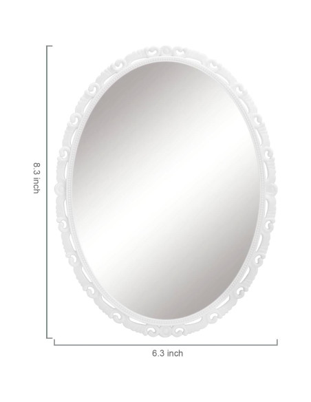 Espejo Magnético para Taquilla ARTLYMERS 20.3x15.2 cm Blanco Espejo Magnético para Taquilla ARTLYMERS 20.3x15.2 cm Blanco