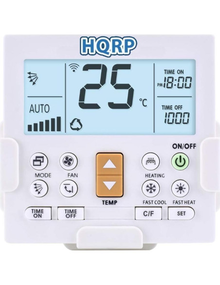 Control Remoto Universal HQRP para Aire Acondicionado Haier Control Remoto Universal HQRP para Aire Acondicionado Haier