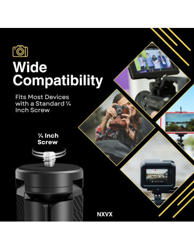 Trípode Mini ABS NXVX - Soporte Compacto para Cámaras