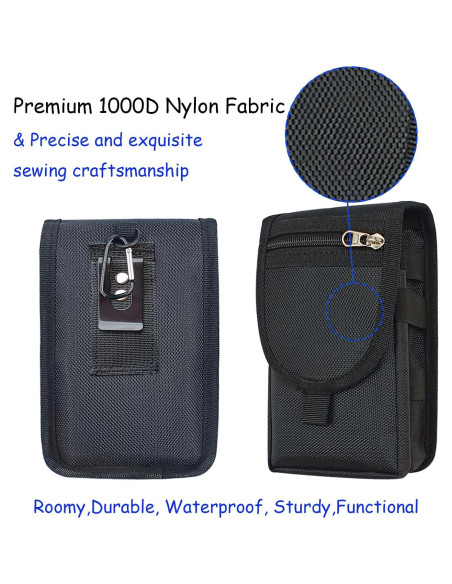 Bolsa de Herramientas de Cintura FAUDRECRO Nylon Resistente Bolsa de Herramientas de Cintura FAUDRECRO Nylon Resistente