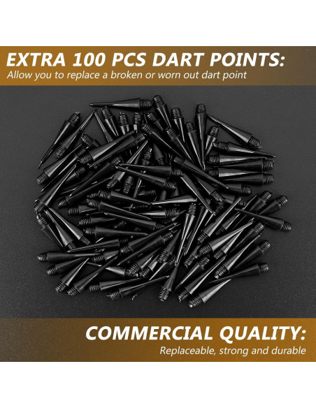 Dardos de Punta Suave Accmor AC8304 - 12 Piezas con 100 Puntas Dardos de Punta Suave Accmor AC8304 - 12 Piezas con 100 Puntas