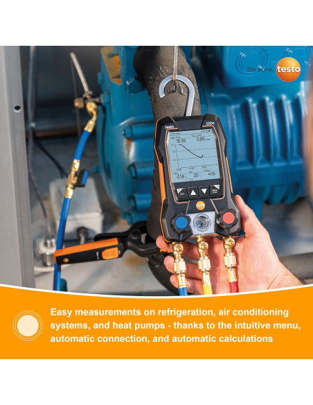 Manómetro Digital Testo 550s con Sondas y Bluetooth - Kit HVAC Manómetro Digital Testo 550s con Sondas y Bluetooth - Kit HVAC
