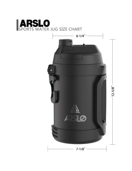 Jarra de Agua Deportiva Arslo 3.20L Aislada Negro Jarra de Agua Deportiva Arslo 3.20L Aislada Negro