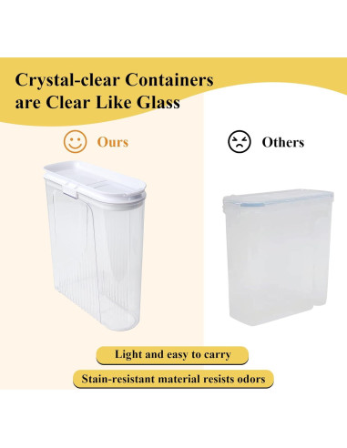 Paquete de 2 Contenedores Herméticos SUROQUE para Alimentos