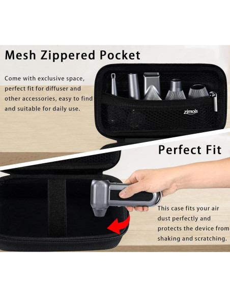 Funda Dura EVA para Soplador de Aire WOLFBOX MF100/MF50 Funda Dura EVA para Soplador de Aire WOLFBOX MF100/MF50