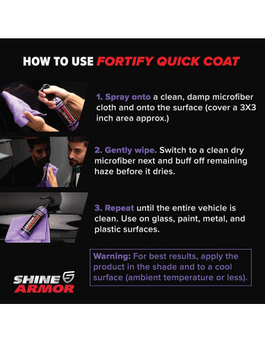 Spray Cerámico Shine Armor Fortify Quick Coat 473ml 3 en 1
