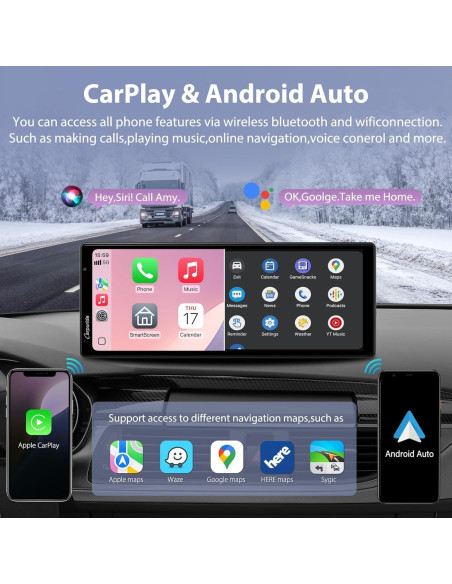 Estéreo Carpuride W904 10.26" con Cámara 4K y Android Auto Estéreo Carpuride W904 10.26" con Cámara 4K y Android Auto