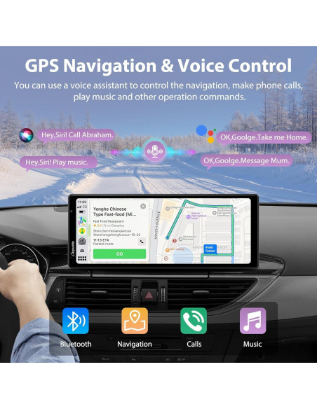 Estéreo Carpuride W904 10.26" con Cámara 4K y Android Auto Estéreo Carpuride W904 10.26" con Cámara 4K y Android Auto