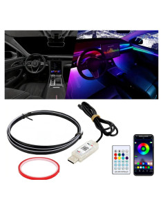 Kit de Iluminación LED RGB Goodream 1.1m para Autos