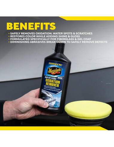 Removedor de Oxidación Pesado Meguiar's M4916 para Barcos y RVs 0.45 kg