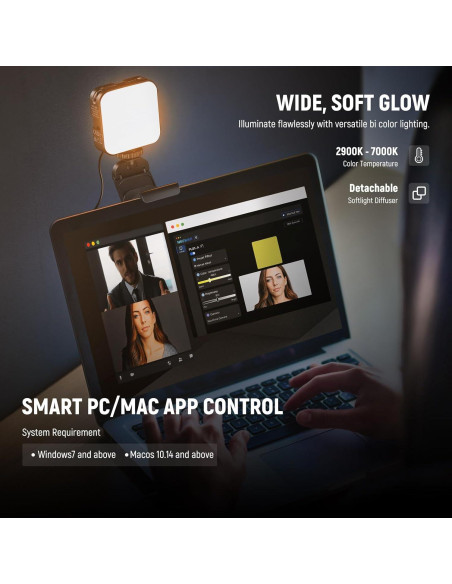 Luz LED Neewer GL1 PRO 15.5" para Streaming y Video Luz LED Neewer GL1 PRO 15.5" para Streaming y Video