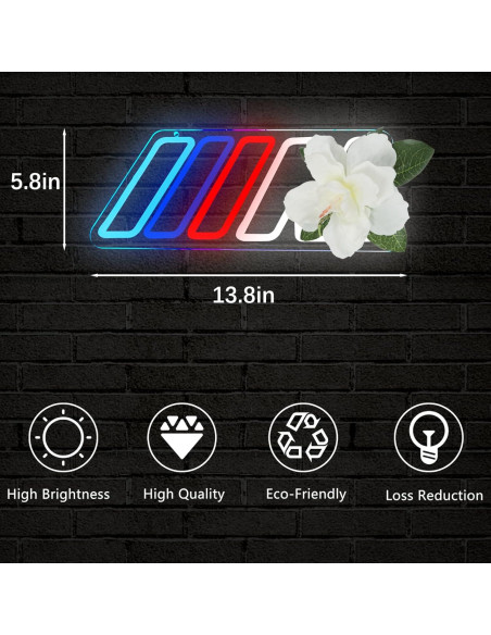 Cartel de Neón LED HUIKWAN 35.1x14.7cm Regulable para Decoración Cartel de Neón LED HUIKWAN 35.1x14.7cm Regulable para Decoración