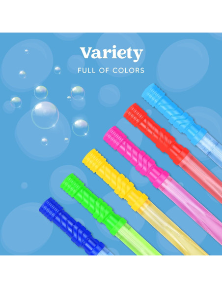 Varitas de Burbuja Grandes JOYIN 35.5 cm 12 Piezas Recarga Varitas de Burbuja Grandes JOYIN 35.5 cm 12 Piezas Recarga