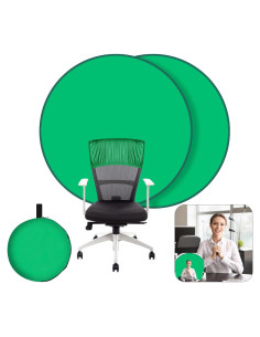 Pantalla Verde Plegable 142 cm para Silla GRABADO Chroma Key