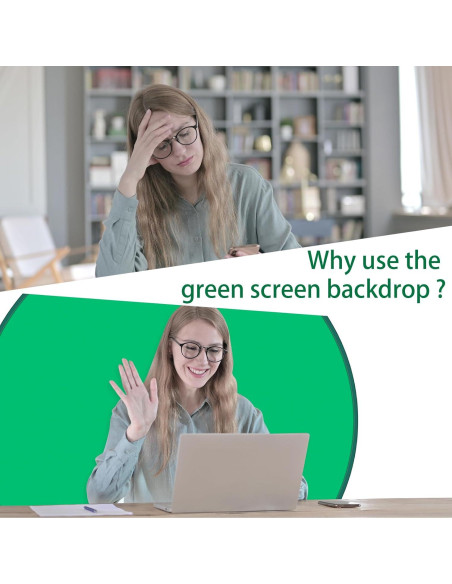 Pantalla Verde Plegable 142 cm para Silla GRABADO Chroma Key Pantalla Verde Plegable 142 cm para Silla GRABADO Chroma Key