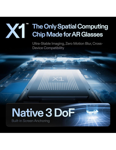 Gafas AR XREAL One Pro - Chip X1, 57 FOV, Sonido Bose