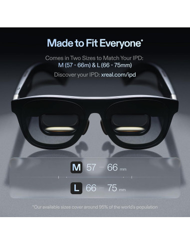 Gafas AR XREAL One Pro - Chip X1, 57 FOV, Sonido Bose