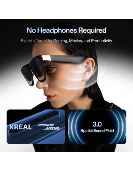 Gafas AR XREAL One Pro - Chip X1, 57 FOV, Sonido Bose Gafas AR XREAL One Pro - Chip X1, 57 FOV, Sonido Bose