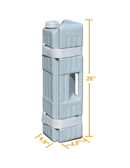 Pesos de Agua para Toldo Eurmax - 4 Pcs, 56.24 kg Capacidad Pesos de Agua para Toldo Eurmax - 4 Pcs, 56.24 kg Capacidad