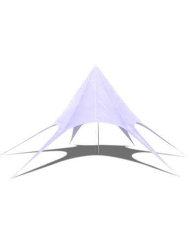 Gazebo Hexagonal de Jardín FUDUGEHMIOFWFJJ 10m Blanco