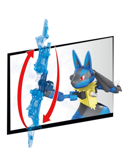 Set de Construcción Mega Construx Pokémon Lucario 71 Piezas Set de Construcción Mega Construx Pokémon Lucario 71 Piezas