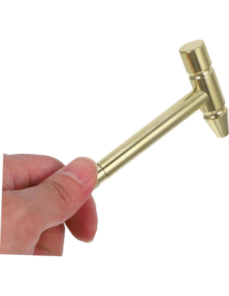 Martillo de Latón Macizo Veemoon Mini para Reparación de Relojes Martillo de Latón Macizo Veemoon Mini para Reparación de Relojes