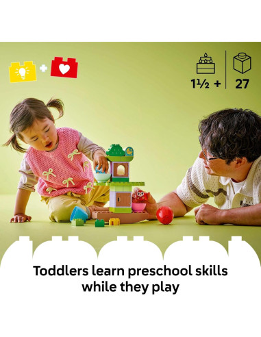 LEGO DUPLO Árbol de Equilibrio y Apilamiento 10440 - Juguete Educativo para Niños de 18 Meses
