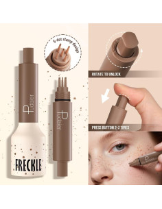 Bolígrafo Sello de Pecas Falsas Beauty Glazed 03 Café 2