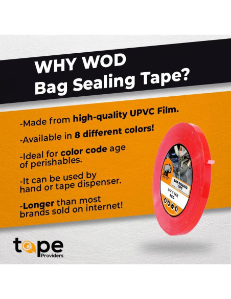 Dispensador de Cinta de Sellado WOD Tape 2.4 mil Azul/Amarillo Dispensador de Cinta de Sellado WOD Tape 2.4 mil Azul/Amarillo