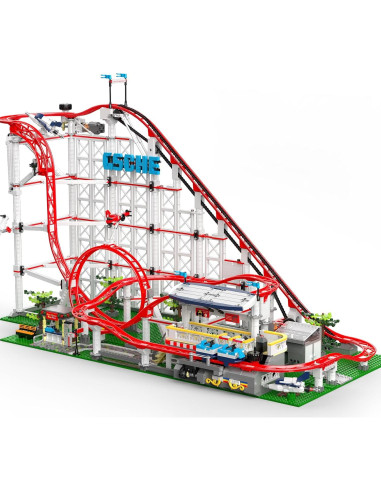 Set de Construcción Mould King 11014 Montaña Rusa Motorizada 3675 Piezas