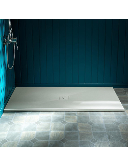 Base de Ducha Sin Umbral WOODBRIDGE 121.3x81.3 cm Beige Base de Ducha Sin Umbral WOODBRIDGE 121.3x81.3 cm Beige