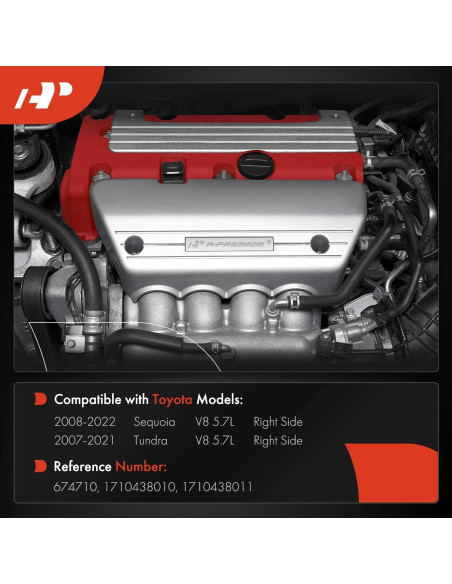 Colector de Escape A-Premium Lado Derecho 5.7L Toyota Colector de Escape A-Premium Lado Derecho 5.7L Toyota