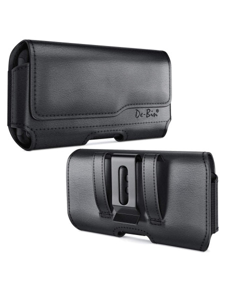 Funda DeBin para iPhone 16 Plus y Samsung Galaxy S24+ Negro Funda DeBin para iPhone 16 Plus y Samsung Galaxy S24+ Negro