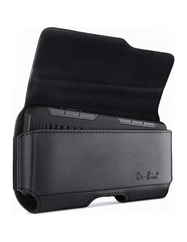 Funda DeBin para iPhone 16 Plus y Samsung Galaxy S24+ Negro
