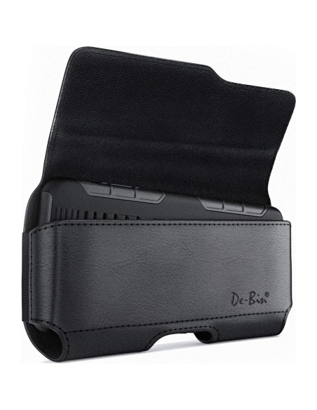 Funda DeBin para iPhone 16 Plus y Samsung Galaxy S24+ Negro Funda DeBin para iPhone 16 Plus y Samsung Galaxy S24+ Negro