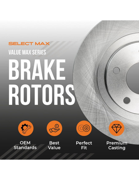 Kit de Freno y Rotor Trasero Max ValueMAX para Toyota Yaris 2012-2018 Kit de Freno y Rotor Trasero Max ValueMAX para Toyota Yaris 2012-2018
