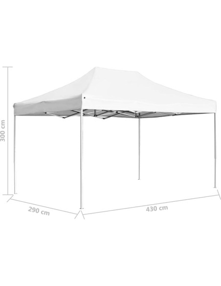 Carpa de Fiesta Plegable MINERWALL 4.5m x 3m Blanca Carpa de Fiesta Plegable MINERWALL 4.5m x 3m Blanca
