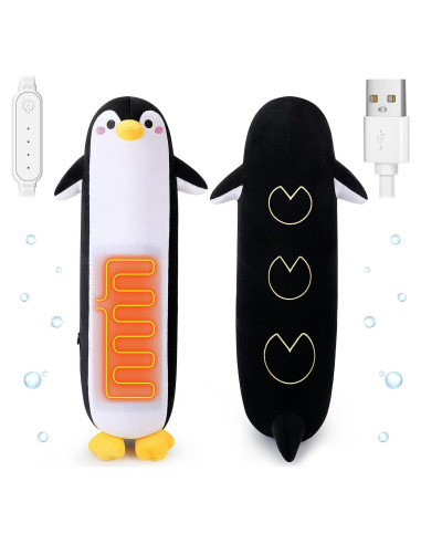 Almohadilla Calefactora Eléctrica USB Pingüino 50.8 cm