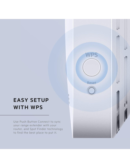 Extensor WiFi 6 Linksys RE7310 Doble Banda 1.8Gbps 185m Extensor WiFi 6 Linksys RE7310 Doble Banda 1.8Gbps 185m