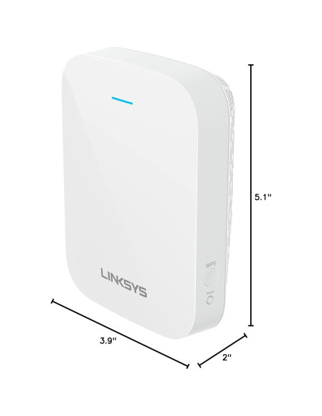 Extensor WiFi 6 Linksys RE7310 Doble Banda 1.8Gbps 185m Extensor WiFi 6 Linksys RE7310 Doble Banda 1.8Gbps 185m