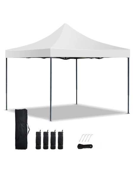 Carpa Plegable 3x3m Dopinmin Impermeable para Eventos y Camping Carpa Plegable 3x3m Dopinmin Impermeable para Eventos y Camping