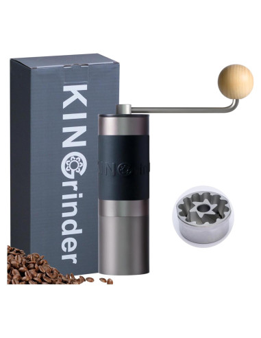 Molinillo de café manual KINGrinder K2 con mango recto 25g