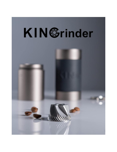 Molinillo de café manual KINGrinder K2 con mango recto 25g
