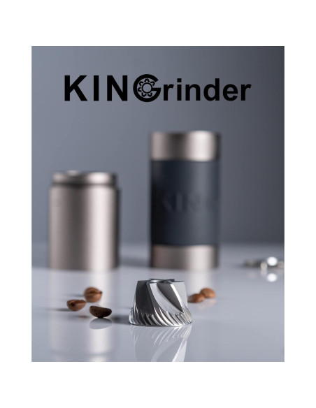 Molinillo de café manual KINGrinder K2 con mango recto 25g Molinillo de café manual KINGrinder K2 con mango recto 25g