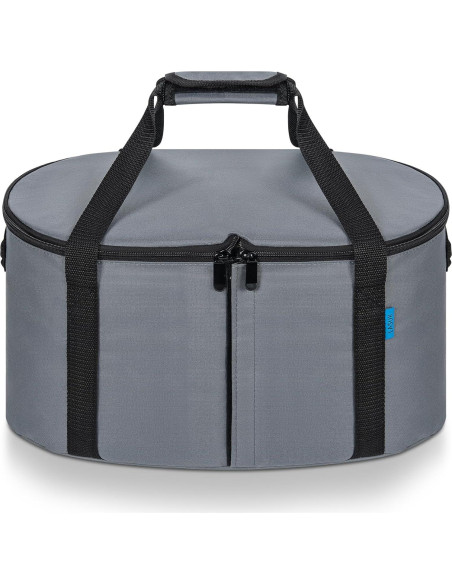 Bolsa de Viaje Aislante LASUK para Olla Lenta 4-8 Qt Gris Bolsa de Viaje Aislante LASUK para Olla Lenta 4-8 Qt Gris