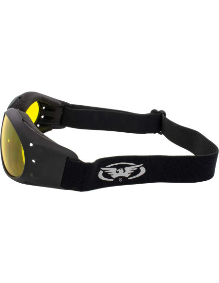 Gafas de Moto Global Vision Eliminator Lentes Amarillos UV400 Gafas de Moto Global Vision Eliminator Lentes Amarillos UV400